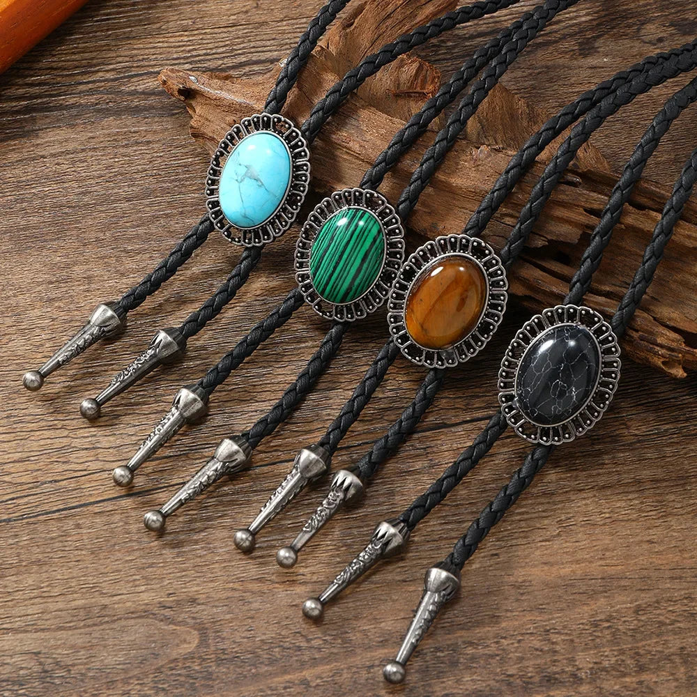 Corbata Vaquera "Oro del Rodeo" Bolo Tie Cowboy con Cabeza de Toro