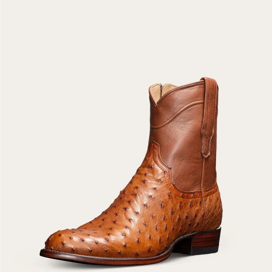 Botas Vaqueras Fortaleza Bravo para Hombre – Estilo Western con Cremallera Lateral