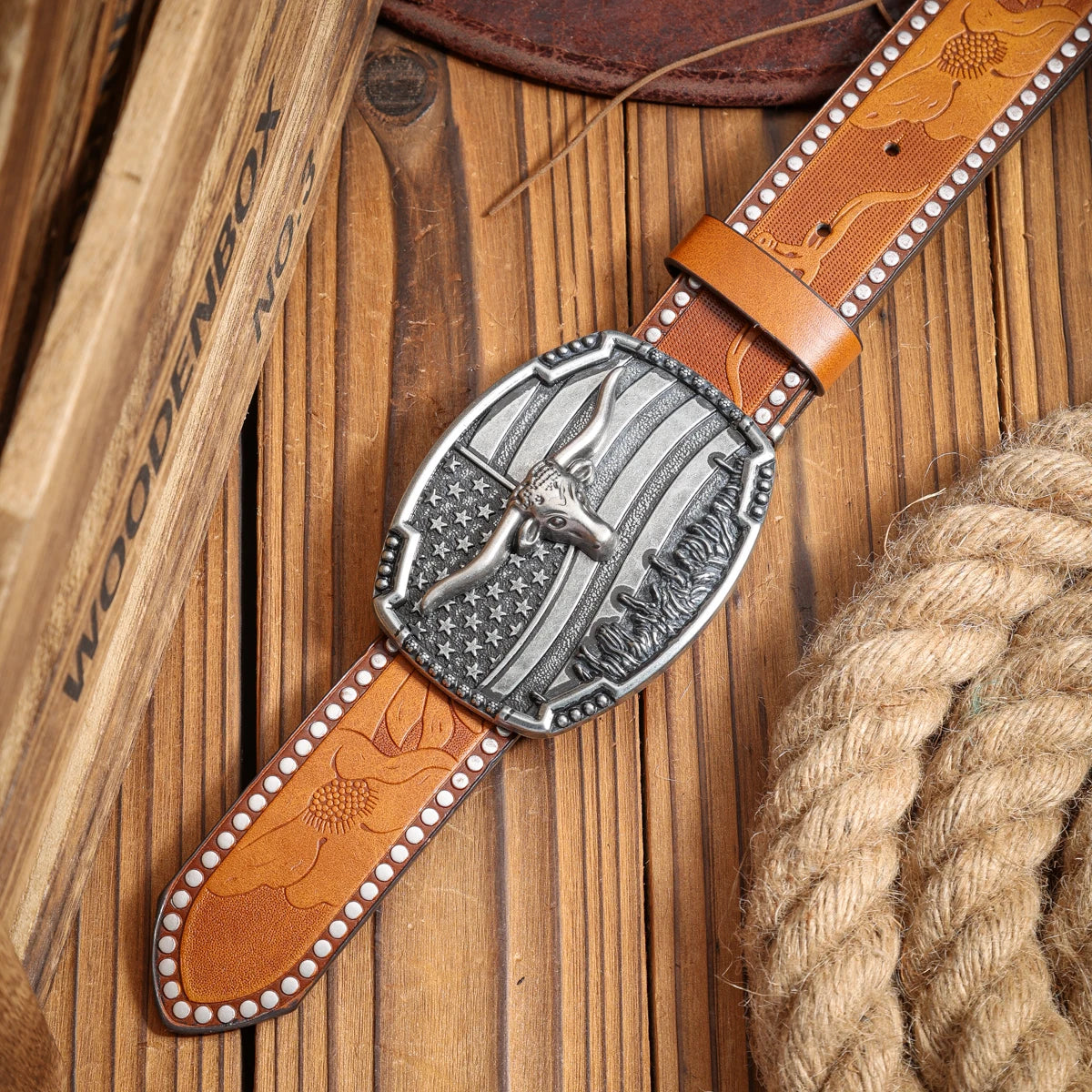 Cinturón Vaquero Heritage Denim | Estilo Western Vintage