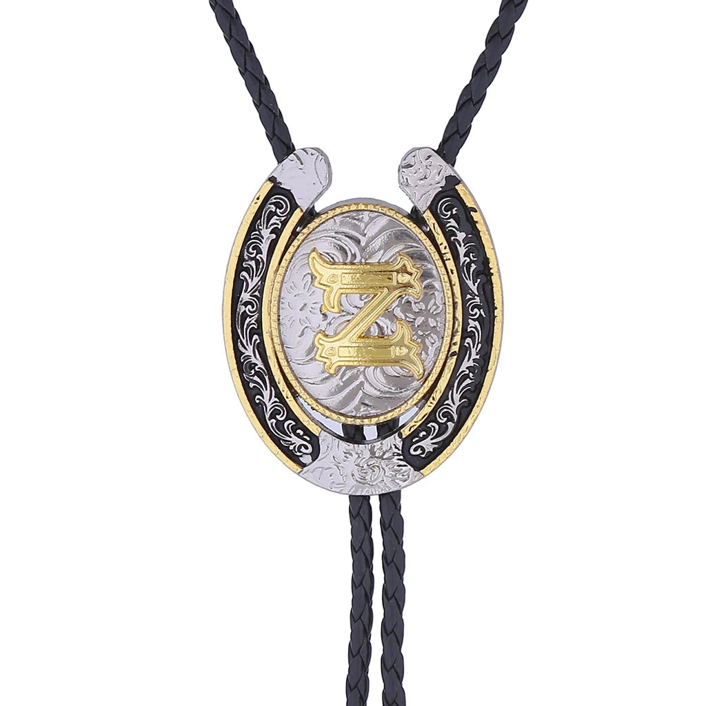 Corbata Vaquera "Herradura del Oeste" Bolo Tie Western Cowboy