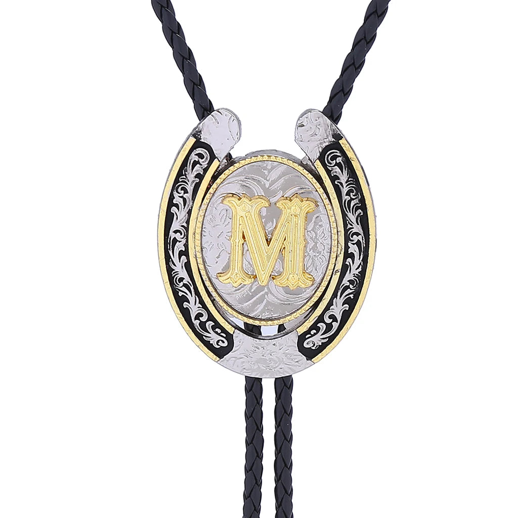 Corbata Vaquera "Herradura del Oeste" Bolo Tie Western Cowboy