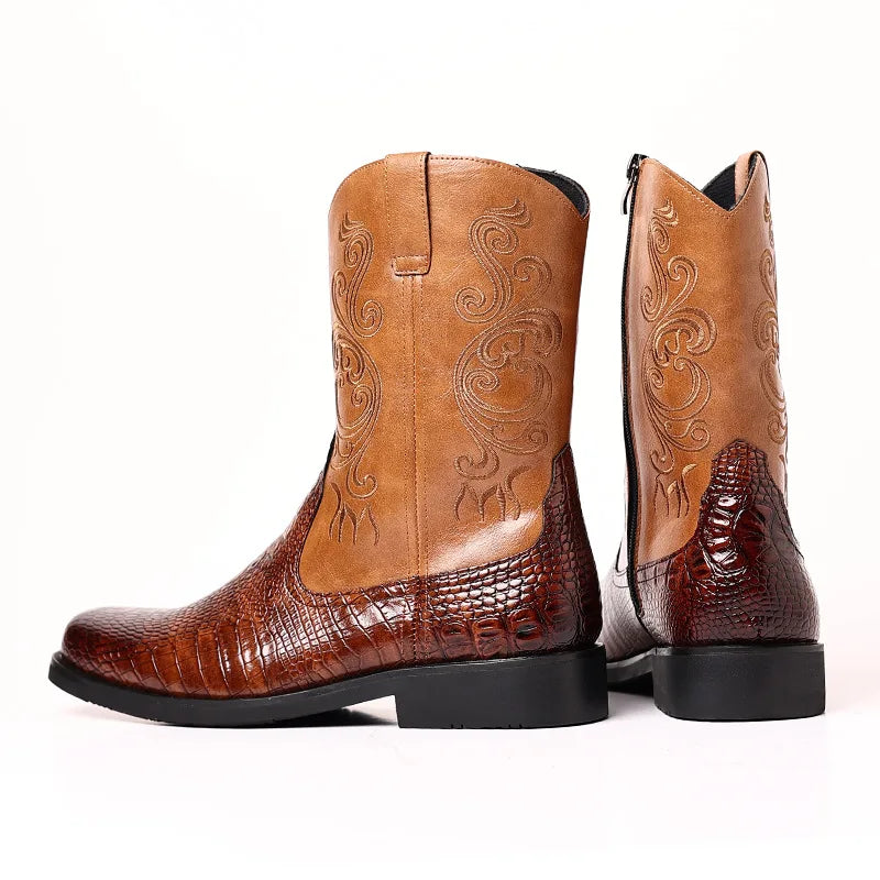 Botas Vaqueras Jinete Imperial para Hombre – Estilo Ecuestre Vintage