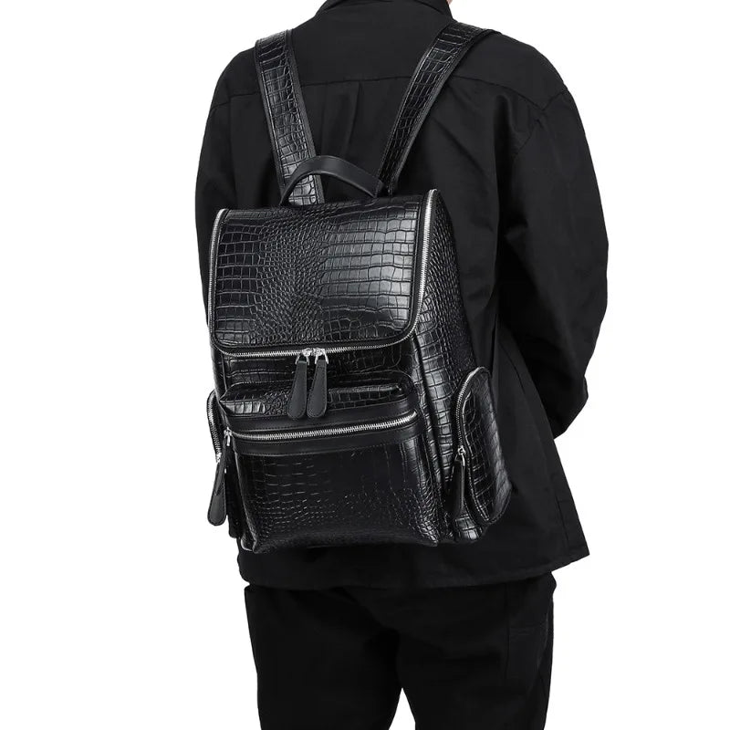 Mochila Caballero Caimán – Gran Capacidad para Negocios y Viajes